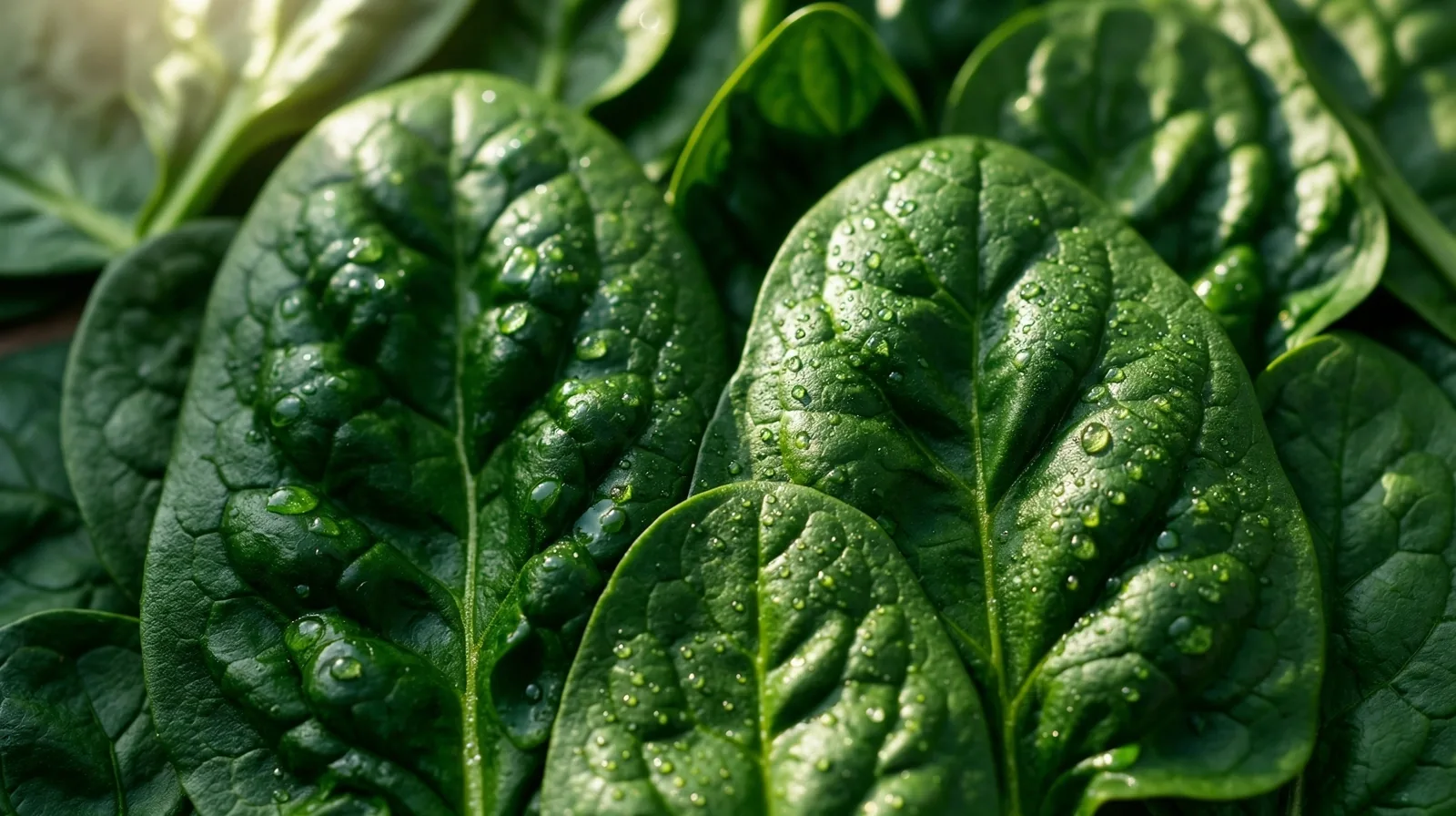 Deep organic greens backdrop