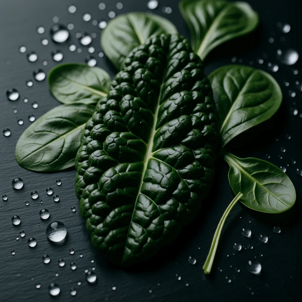 Dark leafy greens representing bio-available nutrition